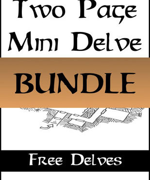 Free Role Playing Game Supplement Review: Two Page Mini Delves – FREE