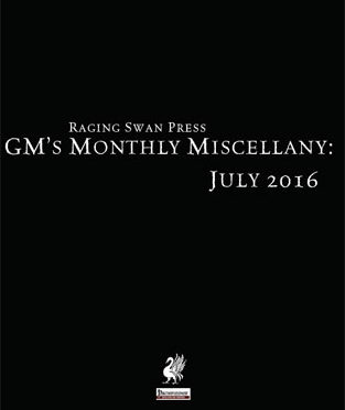 GM's Monthly Miscellany: July 2016