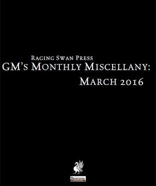 GM's Monthly Miscellany: March 2016