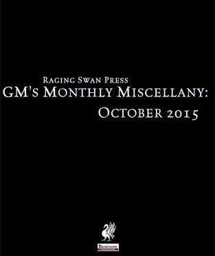 GM's Monthly Miscellany: October 2015