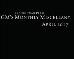 GM's Monthly Miscellany: April 2017