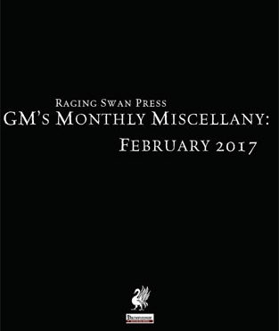 GM's Monthly Miscellany: February 2017