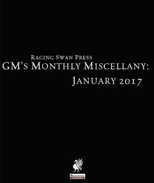 Free Role Playing Game Supplement Review: GM’s Monthly Miscellany: January 2017