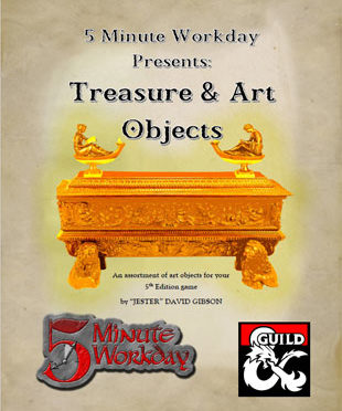 A Review of the Role Playing Game Supplement 5MWD Presents: Treasure & Art Objects