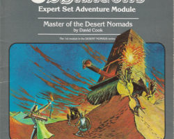 A scan of the front cover of X4 Master of the Desert Nomads