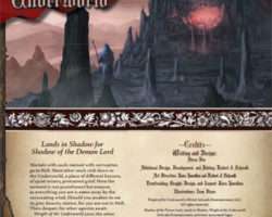 A Review of the Role Playing Game Supplement Weight of the Underworld