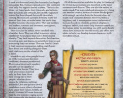 A Review of the Role Playing Game Supplement Only Human