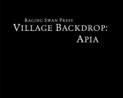A Review of the Role Playing Game Supplement Village Backdrop: Apia