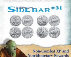 Sidebar #31 - Non-Combat XP & Non-Monetary Rewards