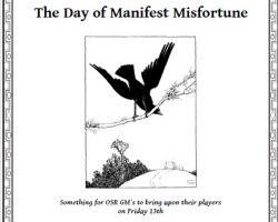 A Review of the Role Playing Game Supplement Gregorius21778: The Day of Manifest Misfortune
