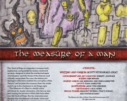 A Review of the Role Playing Game Supplement The Measure of a Man