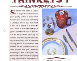 EN5ider #200 - Enchanted Trinkets #1