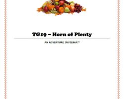 Free Role Playing Game Supplement Review: TG19 – Horn of Plenty