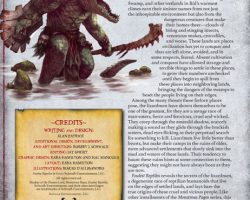A Review of the Role Playing Game Supplement Foulest Reptiles