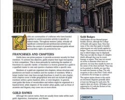 A Review of the Role Playing Game Supplement Guilds