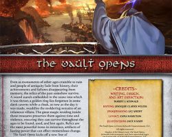 A Review of the Role Playing Game Supplement The Vault Opens