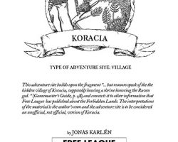 Free Role Playing Game Supplement Review: Koracia