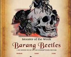 A Review of the Role Playing Game Supplement Monster of the Week – Barang Beetles