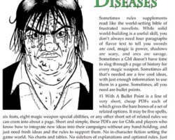 #1 With a Bullet Point: 5 Magic Diseases