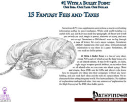 A Review of the Role Playing Game Supplement #1 With a Bullet Point: 15 Fantasy Fees and Taxes
