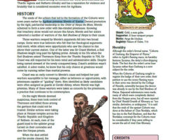 A Review of the Role Playing Game Supplement Agrik: Cohorts of Gashang