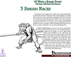 #1 With A Bullet Point: 3 Simian Races