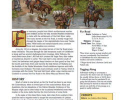 A Review of the Role Playing Game Supplement Fur Road