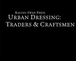 A Review of the Role Playing Game Supplement Urban Dressing: Traders & Craftsmen