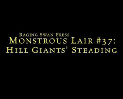 Monstrous Lair #37: Hill Giants' Steading
