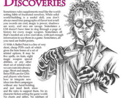 A Review of the Role Playing Game Supplement #1 With a Bullet Point: 9 Alchemical Bomb Discoveries