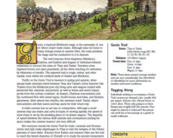 A Review of the Role Playing Game Supplement Genin Trail