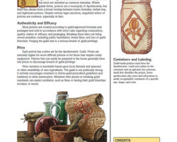 A Review of the Role Playing Game Supplement Potions
