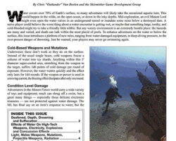 A Review of the Role Playing Game Supplement Wisdom from the Wastelands Issue #47: Underwater Rules
