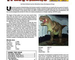 Wisdom from the Wastelands Issue #45: Mutant Dinosaurs