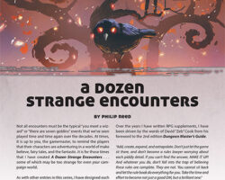 A Review of the Role Playing Game Supplement A Dozen Strange Encounters