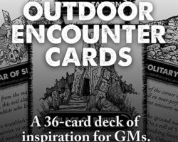 A Review of the Role Playing Game Supplement Outdoor Encounter Cards