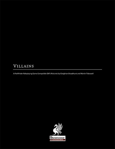A Review of the Role Playing Game Supplement Villains