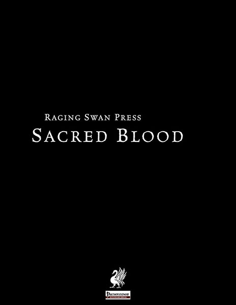 A Review of the Role Playing Game Supplement Sacred Blood (P1)