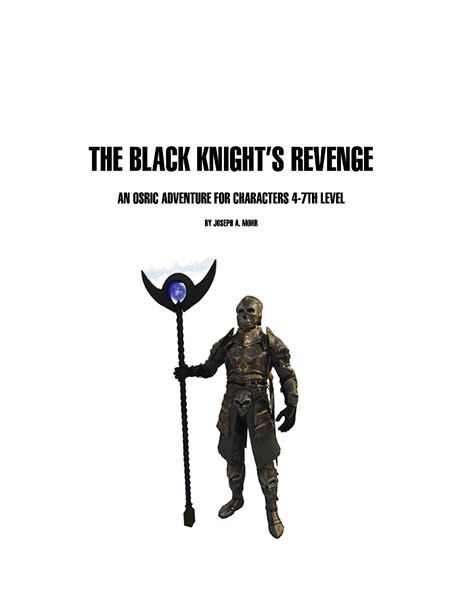 A Review of the Role Playing Game Supplement The Black Knight’s Revenge