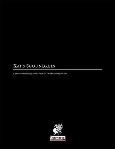 A Review of the Role Playing Game Supplement Kai’s Scoundrels