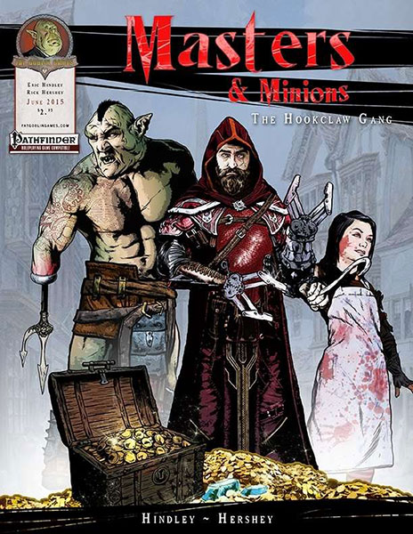 A Review of the Role Playing Game Supplement Masters & Minions: The Hookclaw Gang