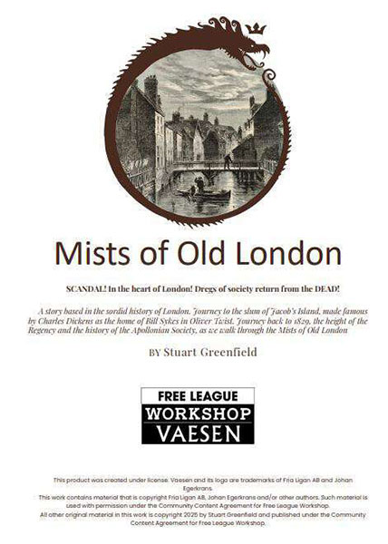 A Review of the Role Playing Game Supplement Mists of Old London