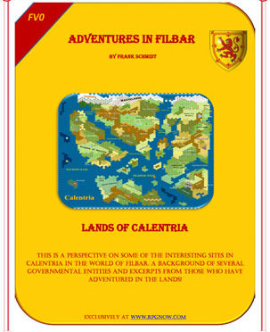 Free Role Playing Game Supplement Review: FV0 – Lands of Calentria