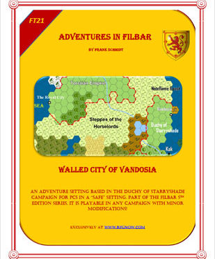 Free Role Playing Game Supplement Review: FT – Walled City of Vandosia