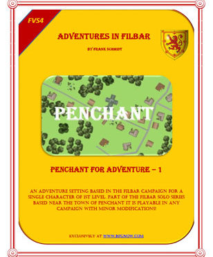 Free Role Playing Game Supplement Review: FVS4 – Penchant for Adventure – 1