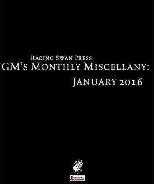 Free Role Playing Game Supplement Review: GM’s Monthly Miscellany: January 2016
