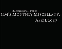 Free Role Playing Game Supplement Review: GM’s Monthly Miscellany: April 2017