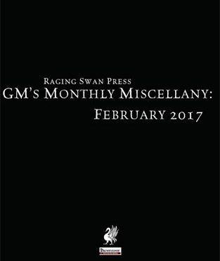 Free Role Playing Game Supplement Review: GM’s Monthly Miscellany: February 2017