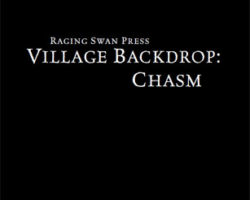 Village Backdrop: Chasm