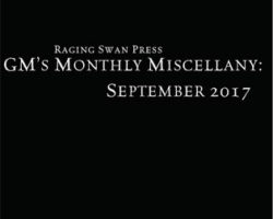 Free Role Playing Game Supplement Review: GM’s Monthly Miscellany: September 2017